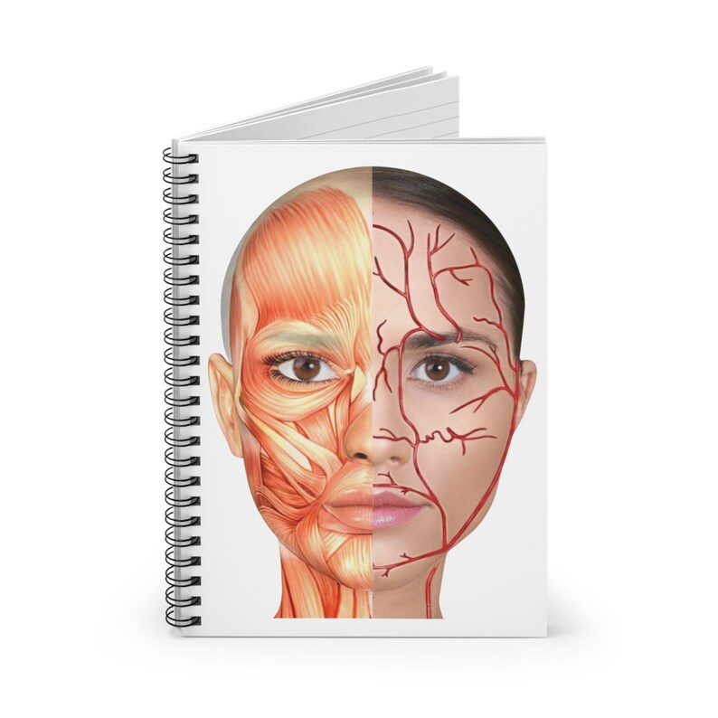 Aesthetic Injector Spiral Notebook | Facial Muscles Anatomy Training ...