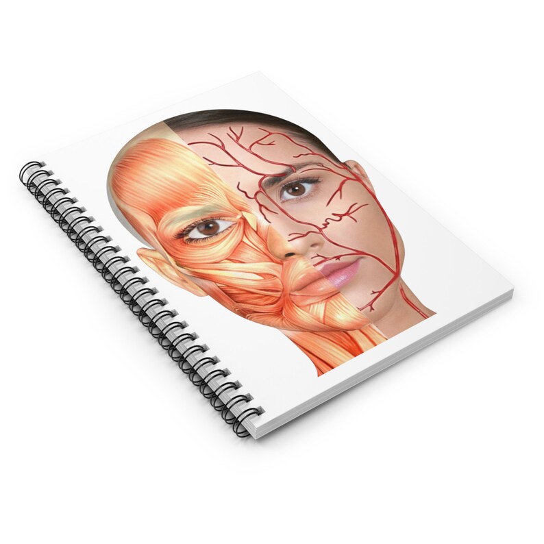 Aesthetic Injector Spiral Notebook | Facial Muscles Anatomy Training ...