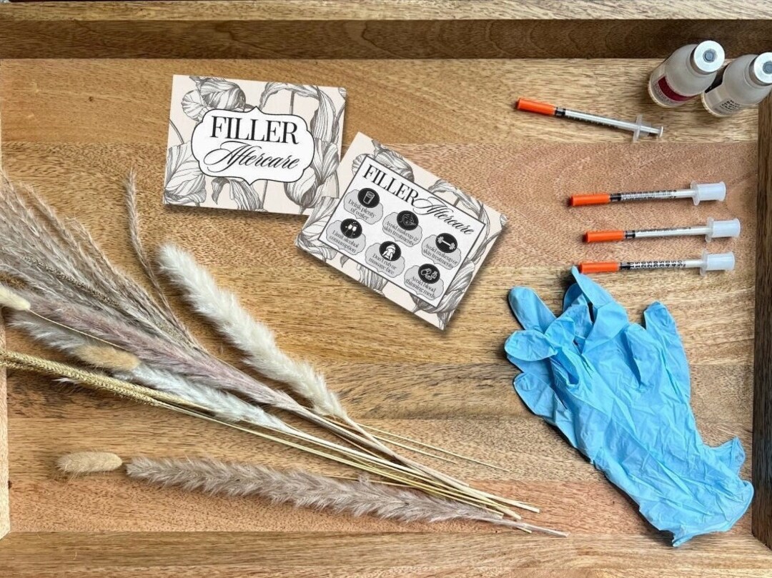 Dermal Filler Aftercare Card Instructions Aesthetic Injector, Juvederm ...