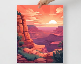 Grand Canyon at Dusk Poster