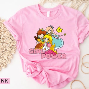 Super Mario Girl Power Shirt,Peach Rosalina and Daisy Shirt,Princess Peach Shirt,Super Mario Nintendo Shirt, Mario Gift Shirt