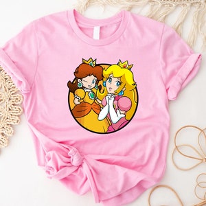 Princess Peach Shirt,Super Mario Peach and Daisy Honey Shirt,Pink Princess,Daisy Blinking Shirt,Super Mario Crown Shirt,Super Mario Shirt