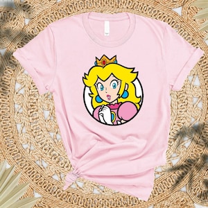 Super Mario Princess Peach Shirt,Feeling Peachy Shirt,Princess Peach Shirt,Princess Peach,Pink Princess,Super Mario Shirt,Mario Shirt
