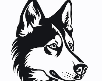 Husky head vector svg, png, jpeg, Ai, pdf.