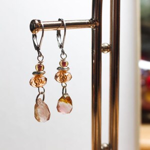 Amber Drop Earrings