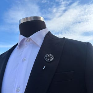 Pin brooch, Men&#39;s Jacket Accessory, Unisex jacket brooch, Modern and Elegant Accessory, Stylish Brooch for Jacket,Stylish and Special Design