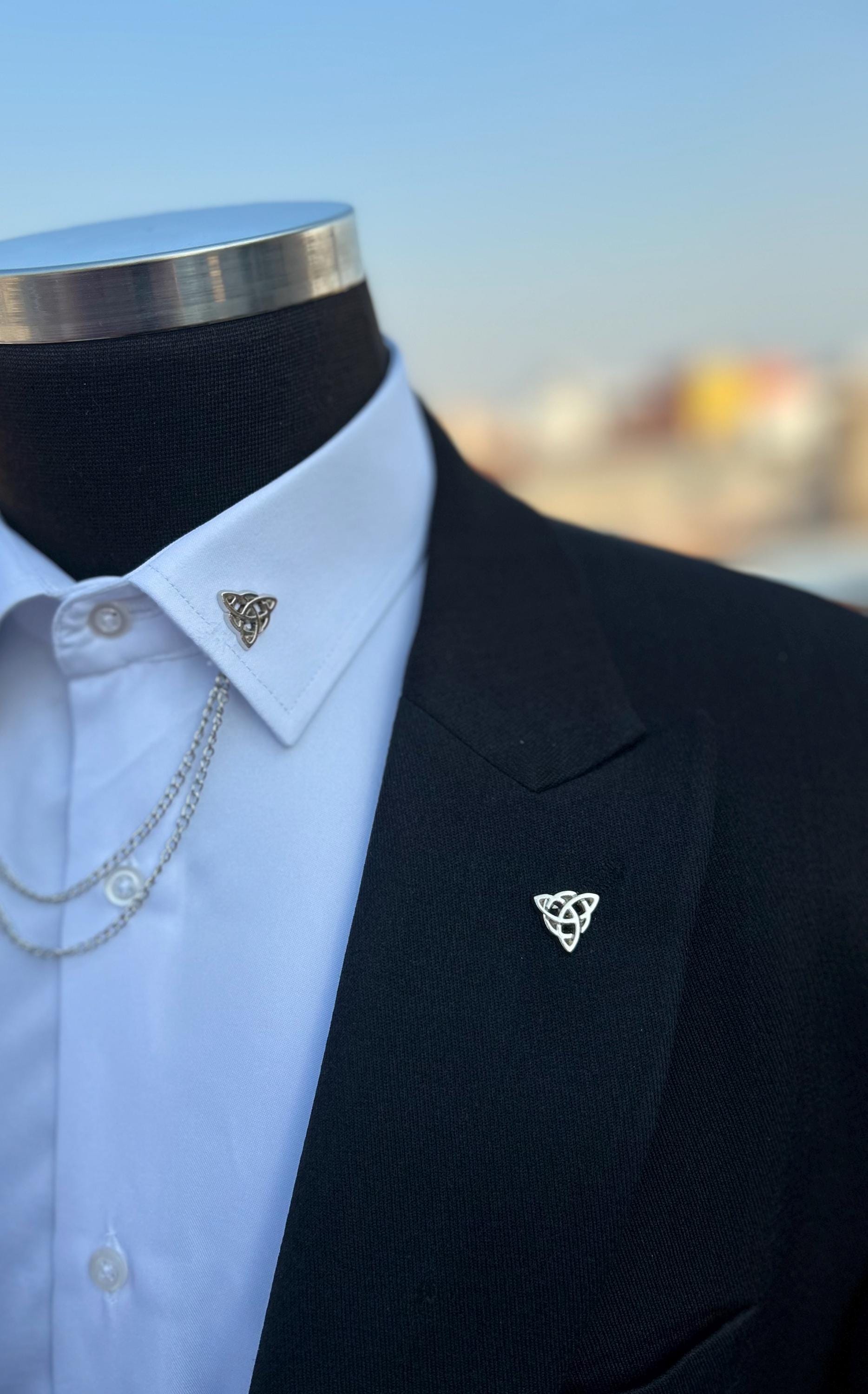 Collar Bar, Shirt Collar Clipsc, Men's Collar Tie Bar, Shirt Mens Accesories, Man Wedding Accesorry, Gifts For Men, Brooch