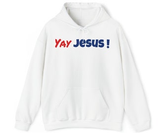 Yay Jesus! Proudly share your faith with this fine Christian apparel.