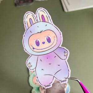 Labubu Big Energy Sticker: Waterproof Vinyl Decal