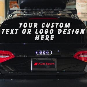Custom Vinyl Decals and Stencils: Business Logo, Car Window, Laptop