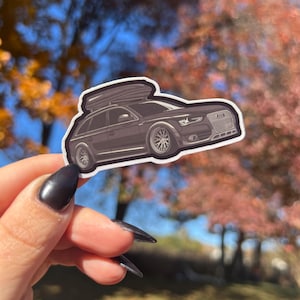 Pegatina para coche Audi Allroad, resistente al agua, para caja de herramientas, funda de teléfono, cuaderno, vaso, portátil, regalo para hombres o amantes de los coches