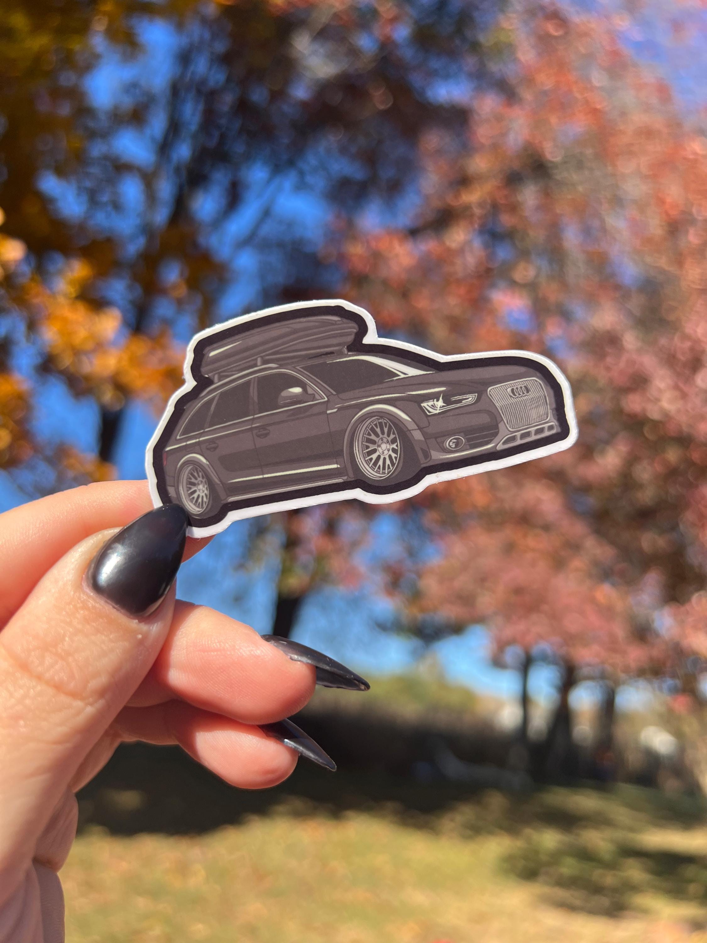 Audi Allroad Car Sticker Water Resistant Sticker, Tool Box, Phone Case, Notebook, Tumbler, Laptop Sticker Gift for Guys or Car lover