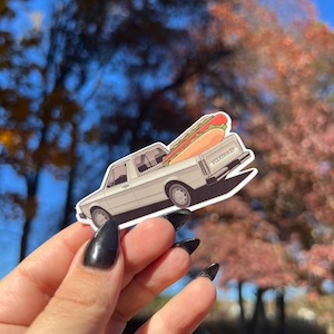VW MK1 Caddy Autoaufkleber Wasserfester Aufkleber, Werkzeugkasten, Telefonhülle, Notebook, Becher, Laptopaufkleber Geschenk für Jungs oder Autoliebhaber