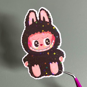 Labubu Sticker: Waterproof Vinyl Decal for Laptop, Water Bottle