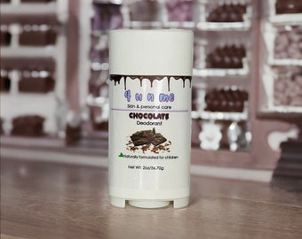 Desodorante de chocolate a base de plantas