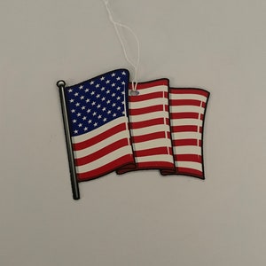American Flag Car Air Freshener