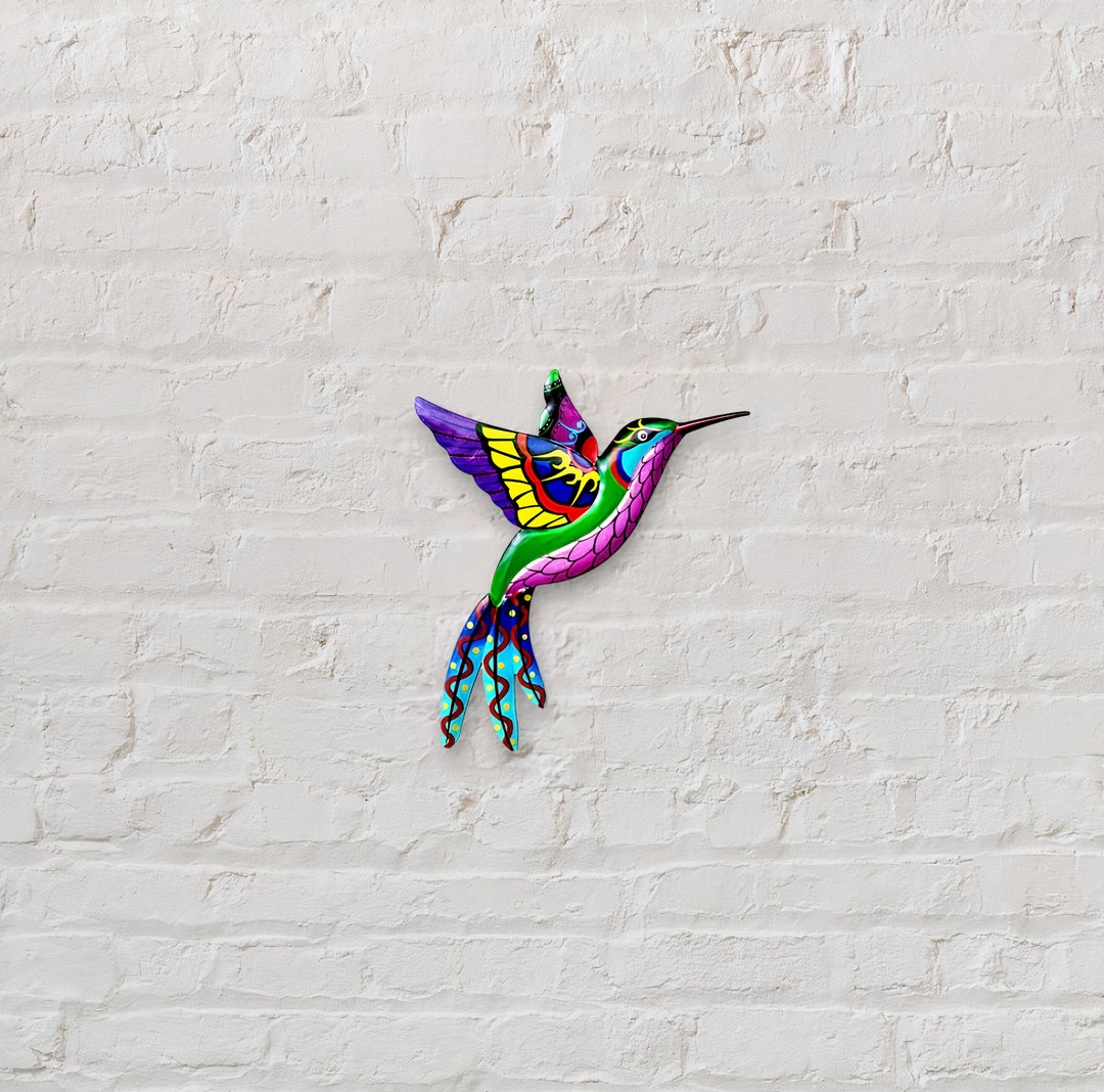 Hummingbird Metal Wall Art Bird Metal Home Art Decor Gift Wall Art