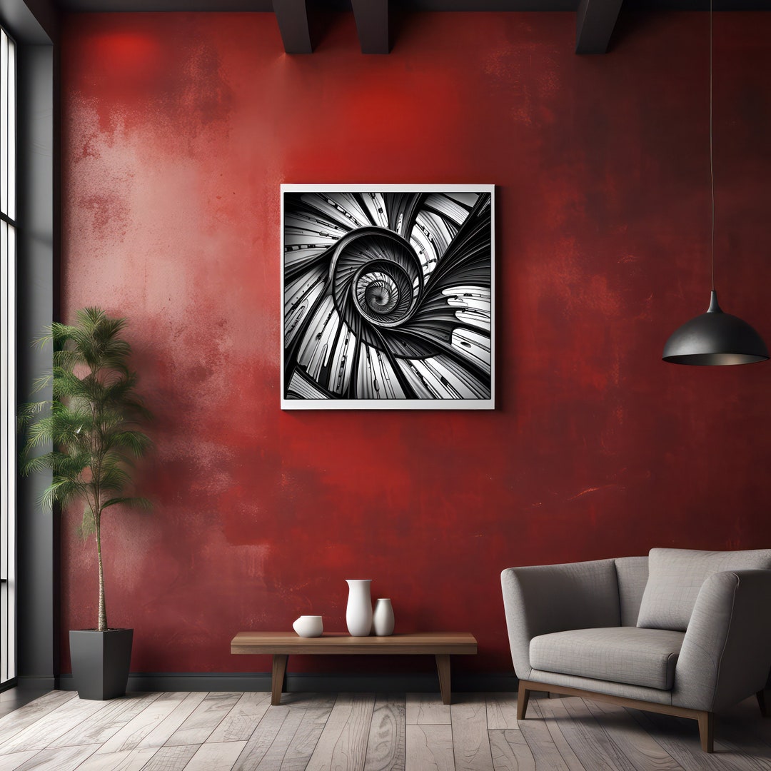 Black and White Wall Art Macrophotography Style With Etsy