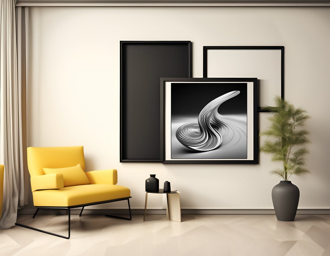 Black and White Wall Art Macrophotography Style With Etsy