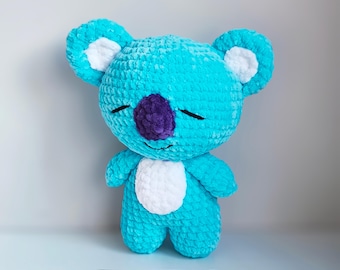 Patrón amigurumi a crochet - KOYA (BT21) (EN, RU)