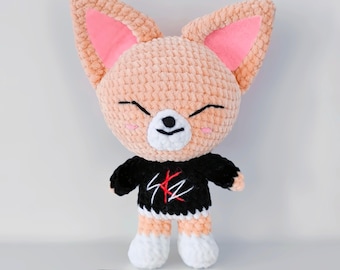 かぎ針編みのあみぐるみパターン - FoxI.Ny (SKZOO) (EN、RU) - Etsy 日本