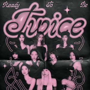 Póster del EP TWICE "Ready To Be" OT9