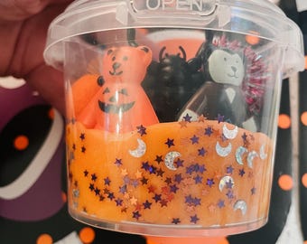 Halloween Playdough Boo Bucket, Halloween Playdough Bucket, Halloween Kids Gift, Boo Basket Playdough, Kids Halloween Party Favor
