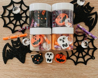 Kids Halloween Playdough Kit, Halloween Kids Gift, Spooky Fun Playdough, Boo Basket Playdough, You Got Booed, Kids Halloween Party Favor
