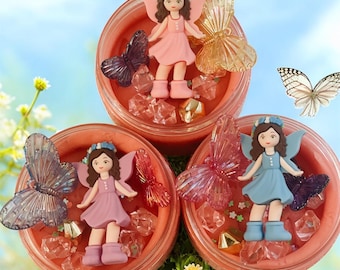 Fairy Garden Butterfly Playdough Jar