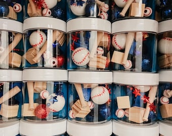 Baseball Playdough Jar