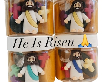Religious Easter Playdough Jar, Kids Resurrection Jar