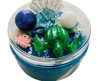 Ocean Friends Playdough, Ocean Life Playdough, Ocean Playdough Jar, Shark Playdough, Dolphin Playdough Gift, Ocean Party Favor