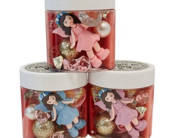 Fairy Garden Butterfly Playdough Jar, Butterfly Fairy Jar, Fairy Garden Party Favor