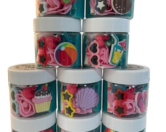 Summer Playdough Jar, Summer Fun Sensory Jar, Beach Playdough, Summertime Jar for Kids