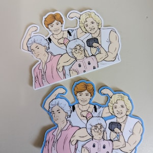 Golden Girls Gym Sticker: Funny Vinyl Decal (3.1x2.3)