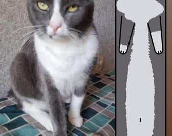 Custom Cat Bookmark, Unique Bookish Library Page Tracker