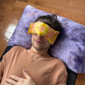 Botanically Dyed Lavender Eye Pillow