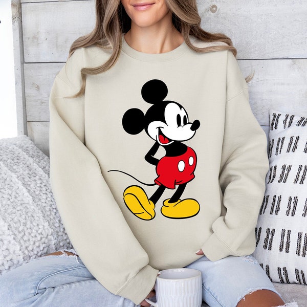 Mickey Mouse Sweatshirt, Mickey Sweatshirt, Mickey Mouse Sweater, Mickey Mouse Hoodie, Mickey Sweatshirt, Mickey Mouse Gift, Mickey Sweaters