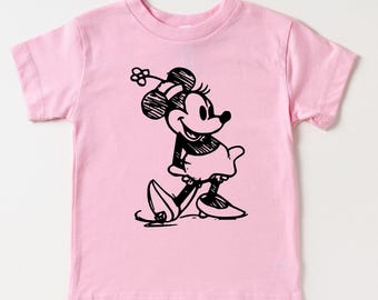Minnie Mouse Toddler Shirt, Minnie Shirt, Minnie Mouse tee, Minnie Mouse T Shirt, Cute Minnie Tee, Minnie Mouse Gift, Minnie Gift