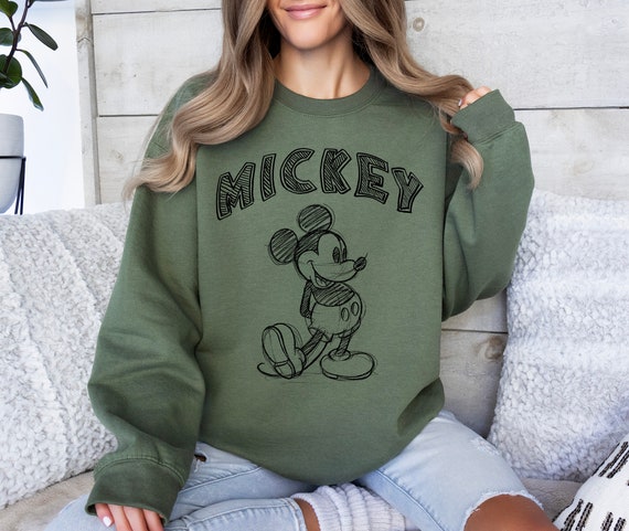 Mickey Mouse Sweatshirt Mickey Sweatshirt Mickey Mouse Sweater Mickey Mouse Hoodie Mickey Sweatshirt Mickey Mouse Gift Mickey Sweater Etsy UK