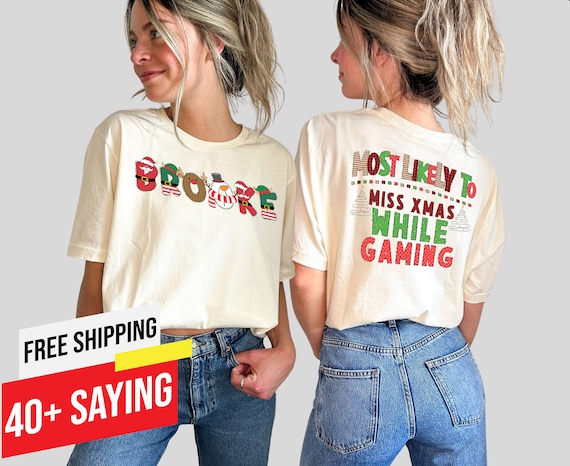 Most Likely To Shirt, Custom Group Shirt, Christmas Family