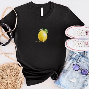 Lemon Shirt for Women, Cute Lemon Shirt,