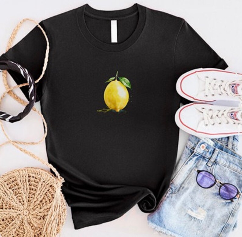 Lemon Shirt for Women, Cute Lemon Shirt,
