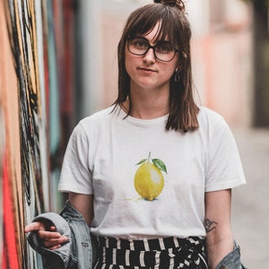 Citrus Fruit Shirt, Funny Summer T-Shirt, Lemon Graphic T-Shirt
