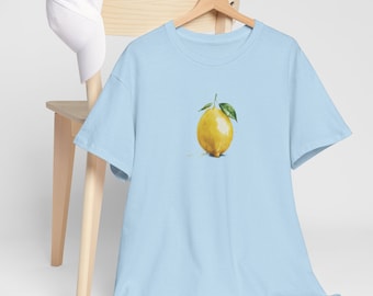 Lemon Graphic T-Shirt, Unisex Fresh Shirt, Summer Citrus