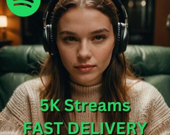 Spotify 5000 FLUX - LIVRAISON RAPIDE 5K