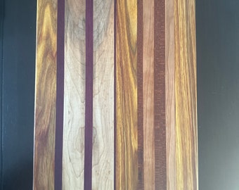 Mixed Hardwood Charcuterie / Cutting Board