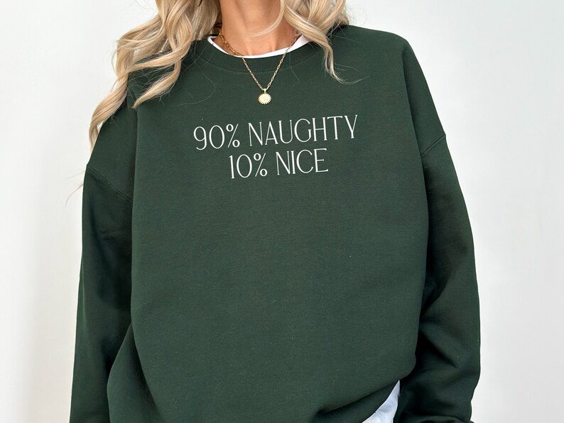 Naughty List Christmas Shirt, Merry Christmas Sweatshirt, Santa