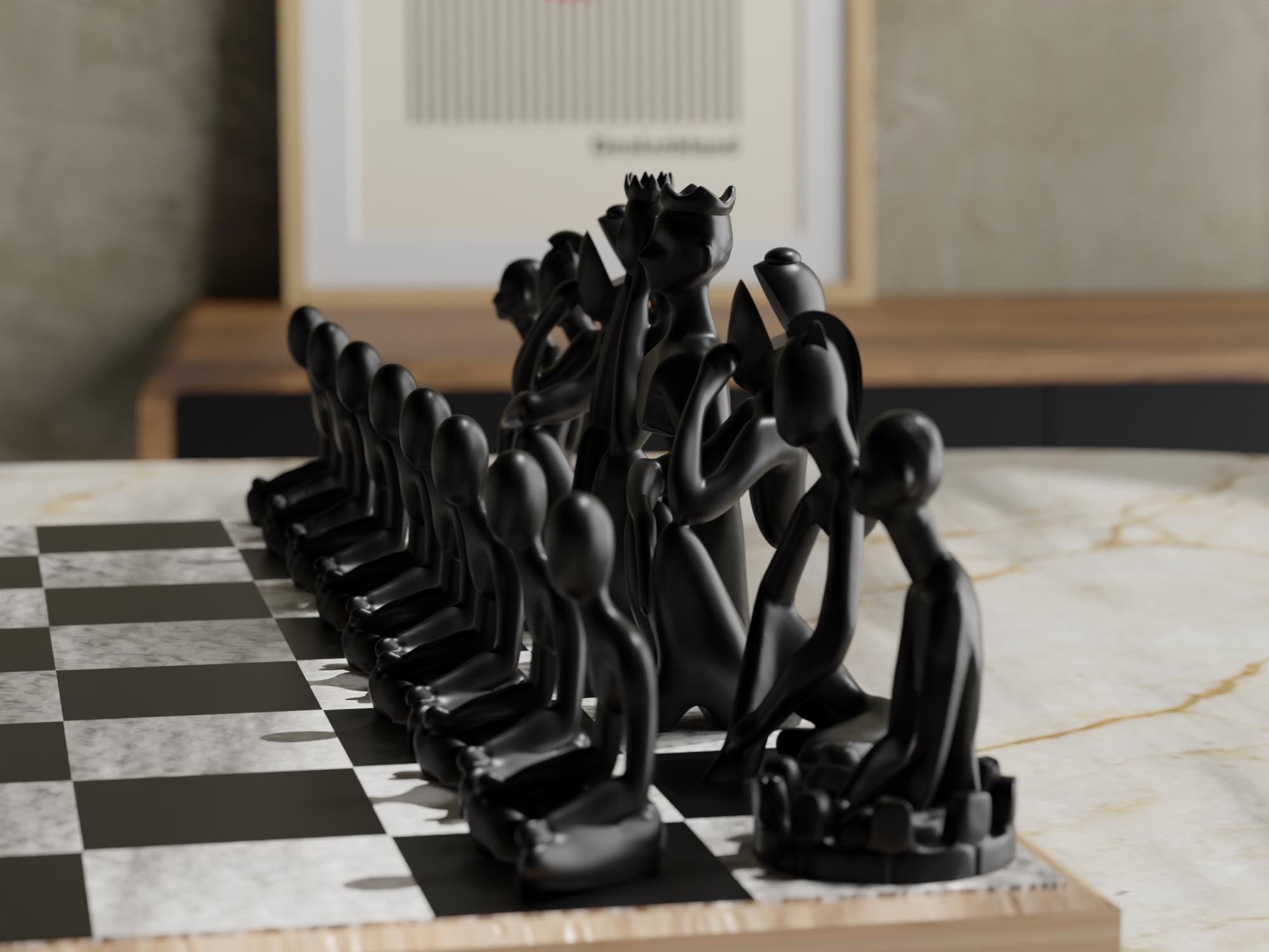 Ceramic chess set - Etsy 日本