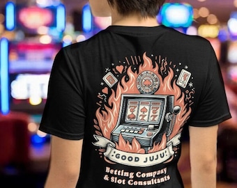 Slot Machine Jackpot 2-Sided Graphic T-Shirt - Good JuJu [Ignite Your Luck at the Casino]
